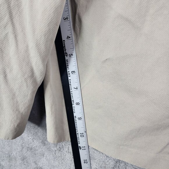 Mens Beige Tommy Bahama Pleated Shorts Silk & Cotton Blend 10" Inseam Size 42L - Picture 10 of 12